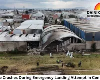  Small Plane Crashes During Emergency Landing Attempt in Central Mexico