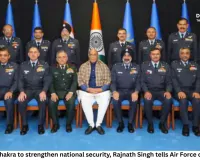 Sudarshan Chakra to strengthen national security, Rajnath Singh tells Air Force commanders