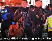 Two students killed in shooting at Brown University; campus locked down as police hunt suspect