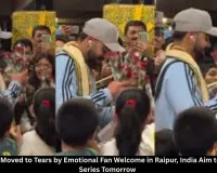 Virat Kohli Moved to Tears by Emotional Fan Welcome in Raipur, India Aim to Seal ODI Series Tomorrow