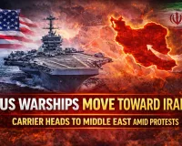 US Warships Move Toward Iran as Protests Intensify; USS Abraham Lincoln Heads to Middle East