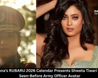 Amit Khanna’s RUBARU 2026 Calendar Presents Shweta Tiwari in a Never-Seen-Before Army Officer Avatar