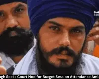 Amritpal Singh Seeks Court Nod for Budget Session Attendance Amid Jail Stint
