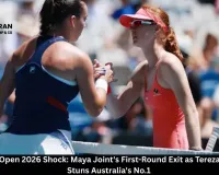 Australian Open 2026 Shock: Maya Joint's First-Round Exit as Tereza Valentova Stuns Australia's No.1