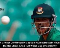  Bangladesh Cricket Controversy: Captain Najmul Hossain Reveals Players' Mental Strain Amid T20 World Cup Uncertainty