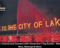 Bhopal Buzz: Unwind and Connect with Tomorrow's Top Events – Wellness, Open Mics, Meetups & More