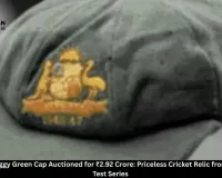 Bradman’s Baggy Green Cap Auctioned for ₹2.92 Crore: Priceless Cricket Relic from India’s First Test Series