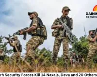 Chhattisgarh Security Forces Kill 14 Naxals, Deva and 20 Others Surrender