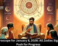  Daily Horoscope for January 8, 2026: All Zodiac Signs Feel a Push for Progress