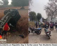 Four Road Accidents on Republic Day in Korba Leave Two Students Dead, Four Injured