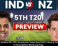 India vs New Zealand 5th T20I: Suryakumar Yadav Eyes Rohit’s Record, Samson’s Form in Focus Before World Cup Prep  