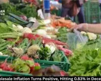  India's Wholesale Inflation Turns Positive, Hitting 0.83% in December 2025