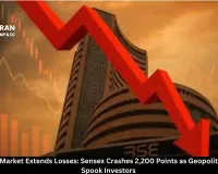 Indian Stock Market Extends Losses: Sensex Crashes 2,200 Points as Geopolitical Tensions Spook Investors
