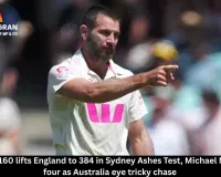 Joe Root’s 160 lifts England to 384 in Sydney Ashes Test, Michael Neser takes four as Australia eye tricky chase