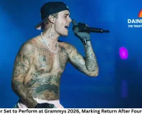 Justin Bieber Set to Perform at Grammys 2026, Marking Return After Four-Year Hiatus