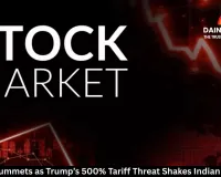  Market Plummets as Trump’s 500% Tariff Threat Shakes Indian Investors