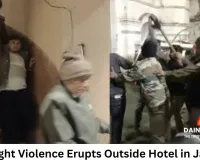 Late-Night Violence Erupts Outside Hotel in Jabalpur, Police Use Lathi Charge to Control Crowd