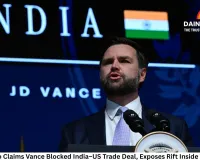 Leaked Audio Claims Vance Blocked India–US Trade Deal, Exposes Rift Inside Trump Camp