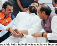 Maharashtra Civic Polls: BJP–Shiv Sena Alliance Secures 68 Seats Unopposed Ahead of January 15 Voting