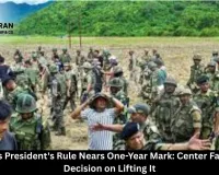  Manipur's President's Rule Nears One-Year Mark: Center Faces Tough Decision on Lifting It
