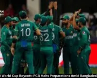  Pakistan T20 World Cup Boycott: PCB Halts Preparations Amid Bangladesh Venue Row