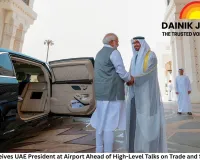 PM Modi Receives UAE President at Airport Ahead of High-Level Talks on Trade and Strategic Ties