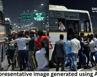 Bus Stopped on NH-44, Driver Dragged Out and Brutally Beaten; Fourth Such Attack in Morena in 15 Days