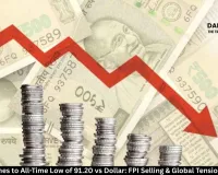 Rupee Crashes to All-Time Low of 91.20 vs Dollar: FPI Selling & Global Tensions to Blame