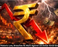  Rupee Hits Historic Low, Breaches 91 Mark Against US Dollar Amid Global Turmoil