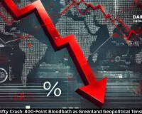 Sensex and Nifty Crash: 800-Point Bloodbath as Greenland Geopolitical Tensions Flare Up