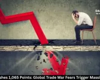 Sensex Crashes 1,065 Points: Global Trade War Fears Trigger Massive Sell-Off