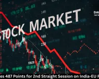  Sensex Rises 487 Points for 2nd Straight Session on India-EU FTA Boost