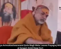 Shankaracharya Avimukteshwaranand Quits Magh Mela: Leaves Prayagraj Without Holy Dip at Sangam Amid Deep Hurt