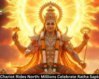 Sun God's Chariot Rides North: Millions Celebrate Ratha Saptami Today