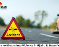 Tarana Tension Erupts Into Violence in Ujjain, 11 Buses Vandalized; Heavy Police Deployment Restores Order