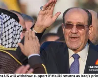 Trump warns US will withdraw support if Maliki returns as Iraq’s prime minister