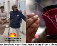 Ujjain Priest Survives Near-Fatal Neck Injury From Chinese Manjha; Two-Hour Surgery Saves Life