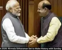  Union Budget 2026: Nirmala Sitharaman Set to Make History with Sunday Presentation