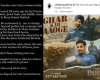 ‘Border 2’ Song ‘Ghar Kab Aaoge’ Launched Near India–Pakistan Border in Tribute to Soldiers