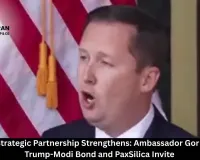  US-India Strategic Partnership Strengthens: Ambassador Gor Highlights Trump-Modi Bond and PaxSilica Invite