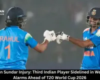Washington Sundar Injury: Third Indian Player Sidelined in Week, Raises Alarms Ahead of T20 World Cup 2026