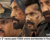 ‘Border 2’ races past ₹250 crore worldwide in four days, outperforms recent box office hits