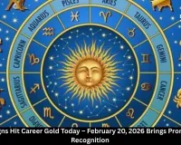  4 Zodiac Signs Hit Career Gold Today – February 20, 2026 Brings Promotions and Recognition