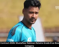 BCB Central Contract 2026: Mustafizur Rahman Retains Grade B as Board Scraps A+ Category