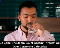 Bloating Be Gone: The Jeera-Saunf-Ajwain ‘Trifecta’ Water Taking Over Corporate Cafeterias