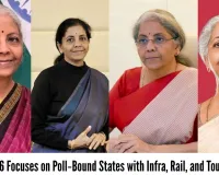 Budget 2026 Focuses on Poll‑Bound States with Infra, Rail, and Tourism Boost.