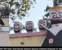 Faith vs. Belief: 60-Year-Old Ravan Statue Sparks Heated Dispute in Tyonthar, Rewa