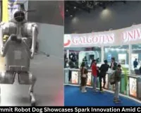 India AI Summit Robot Dog Showcases Spark Innovation Amid Controversy