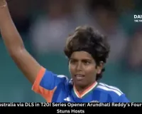 India Beat Australia via DLS in T20I Series Opener: Arundhati Reddy’s Four-Wicket Haul Stuns Hosts