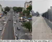 Indore elevated corridor construction resumes after four-year delay, soil testing begins